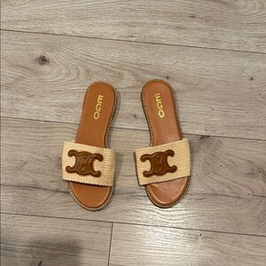 Ego Tan and Brown Sandals